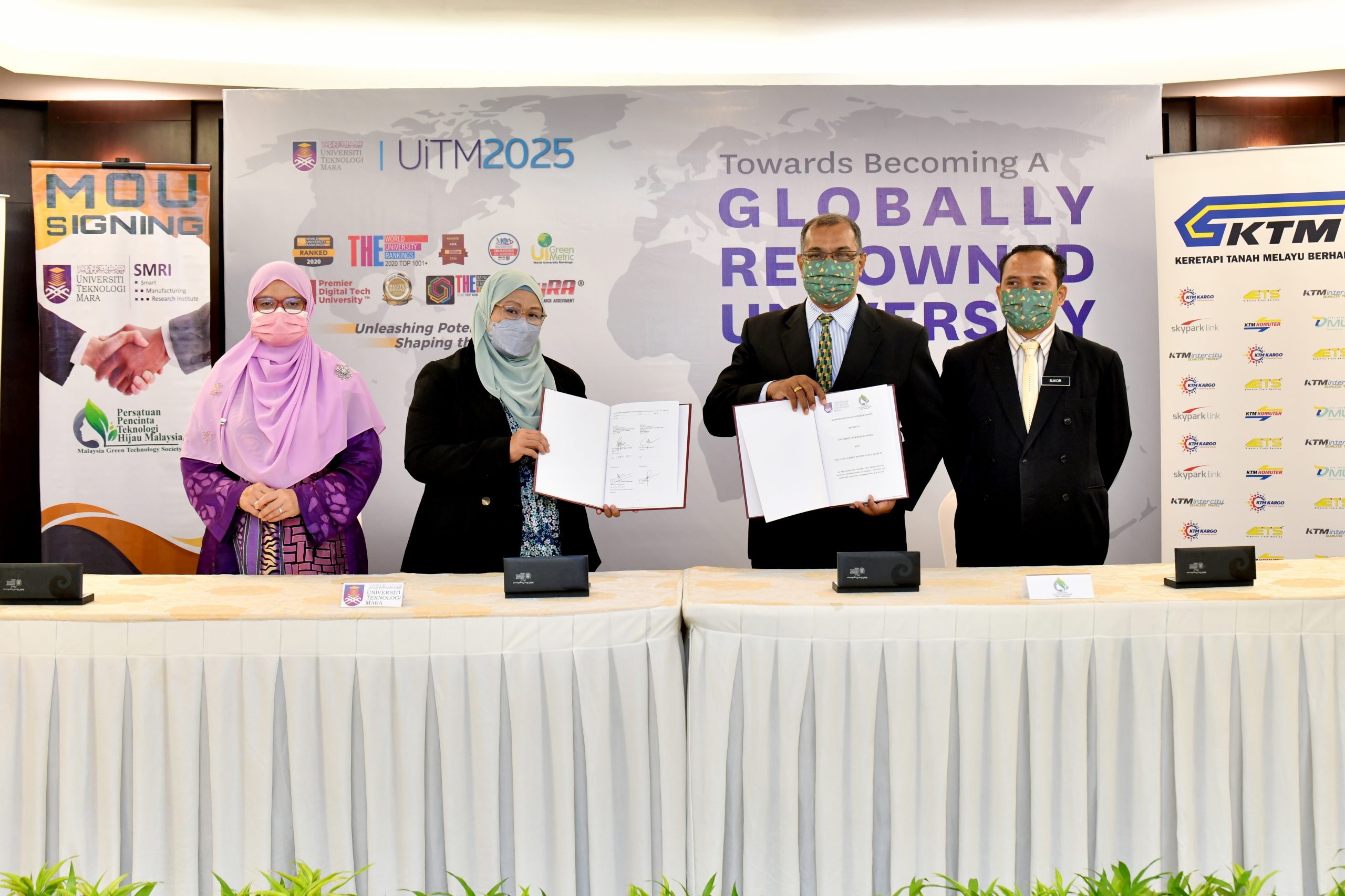 Uitm And Mgts Sign Partnership On Green Technology Uitm News Hub