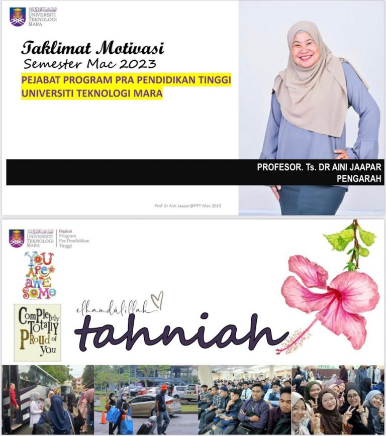 Program Motivasi Pelajar Pra Diploma UiTM Cawangan Pulau Pinang Bersama ...