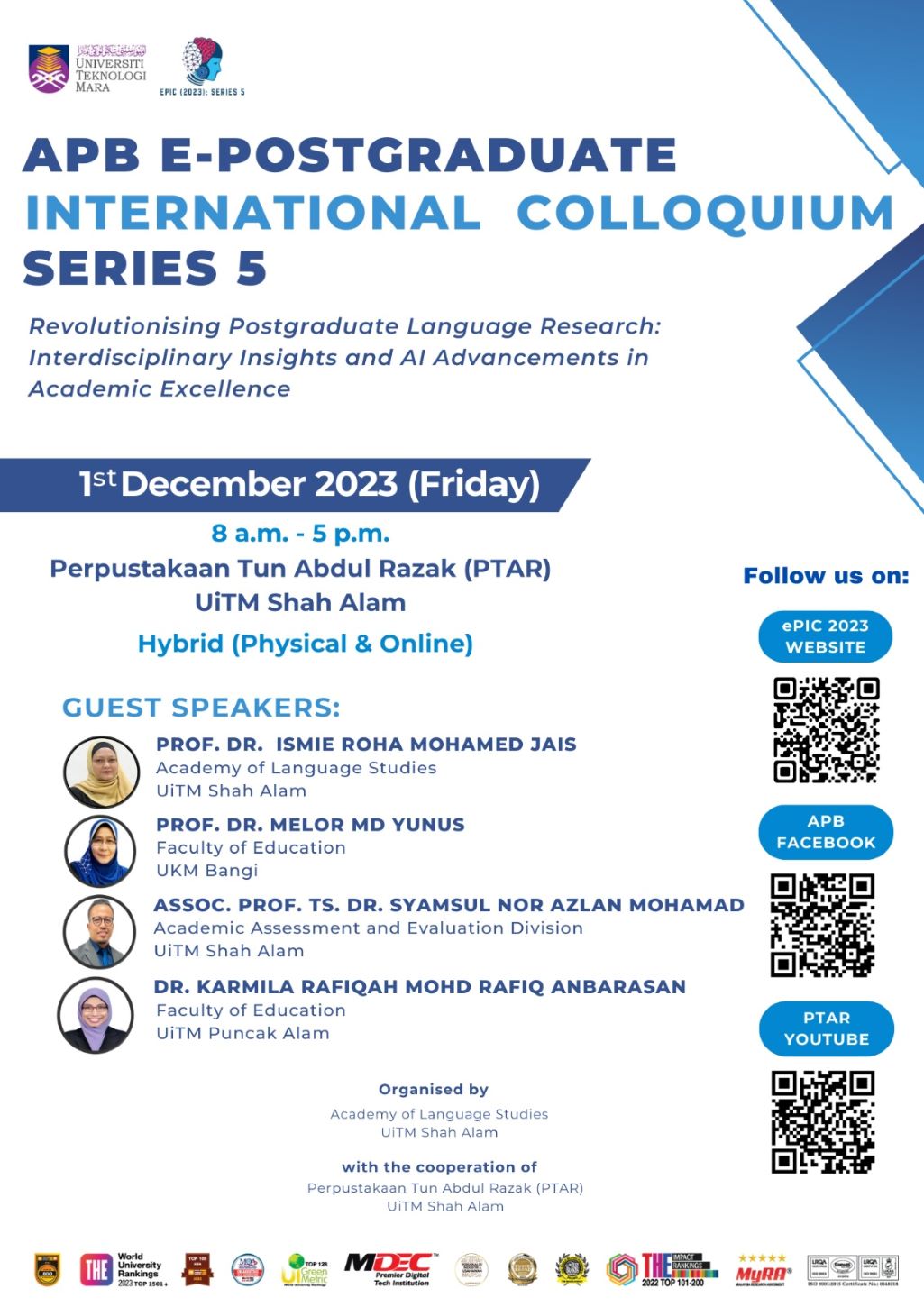 APB E-Postgraduate International Colloquium Series 5 – UiTM NewsHub