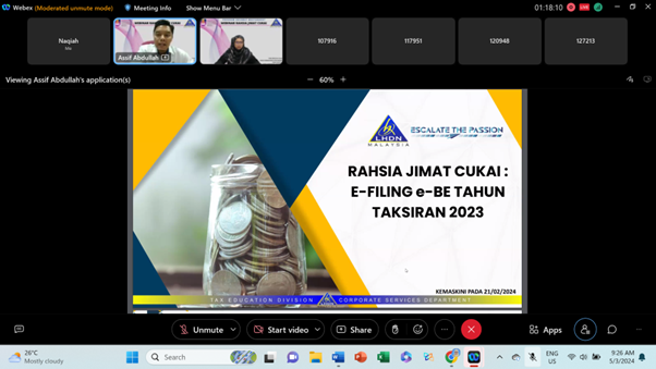 Fakulti Perakaunan Uitm Cawangan Pahang Merealisasikan Webinar Rahsia