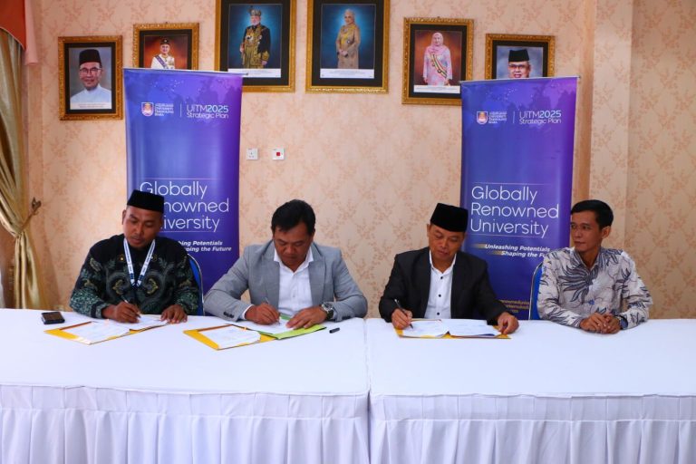 Majlis Menandatangani Memorandum Persefahaman (MoU) di antara UiTM Cawangan Melaka bersama STIE Syari’ah Bengkalis, UNU Pasuruan dan STAIS Pasuruan