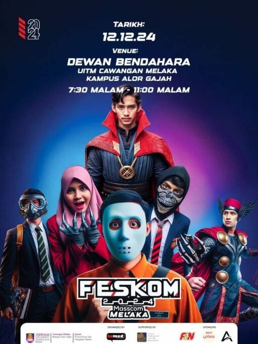 Festival Komunikasi (FESKOM) 2024 Anjuran FKPM UiTM Cawangan Melaka Meriah