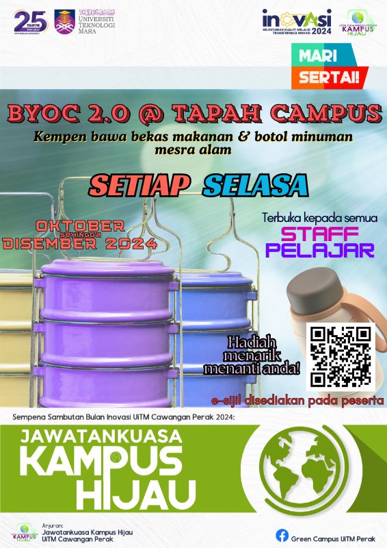 Program BYOC2.0@Tapah Campus: Ke Arah Kampus Lestari