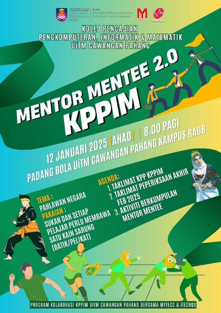 UiTM Raub Erat Hubungan Mentor-Mentee Melalui Program Sukan Tradisional