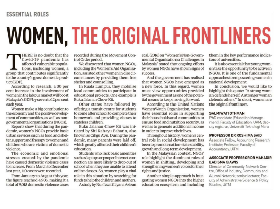 (Isentia) Women, The Original Frontliners
